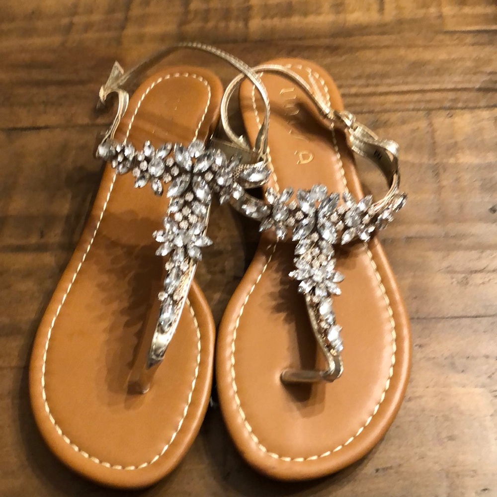 Ladies bling sandals